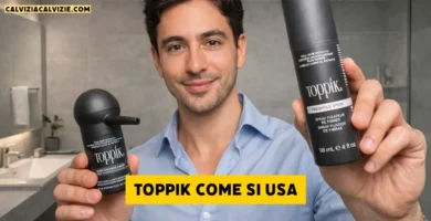 Come applicare correttamente le fibre di cheratina