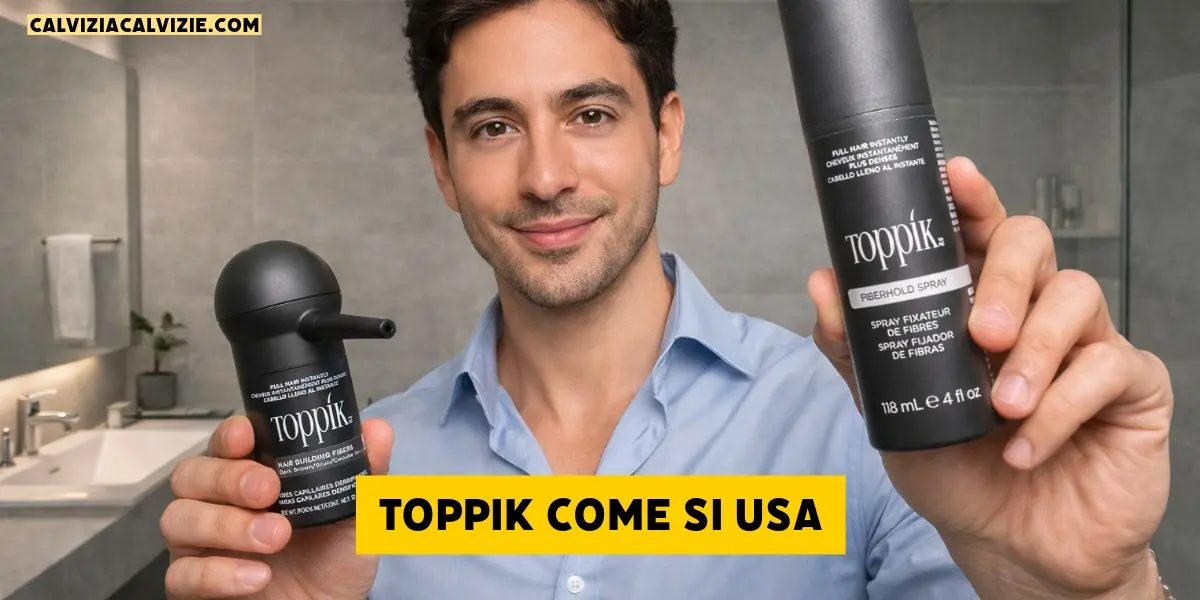 Toppik, come si usa. Guida all’applicazione corretta delle fibre di cheratina