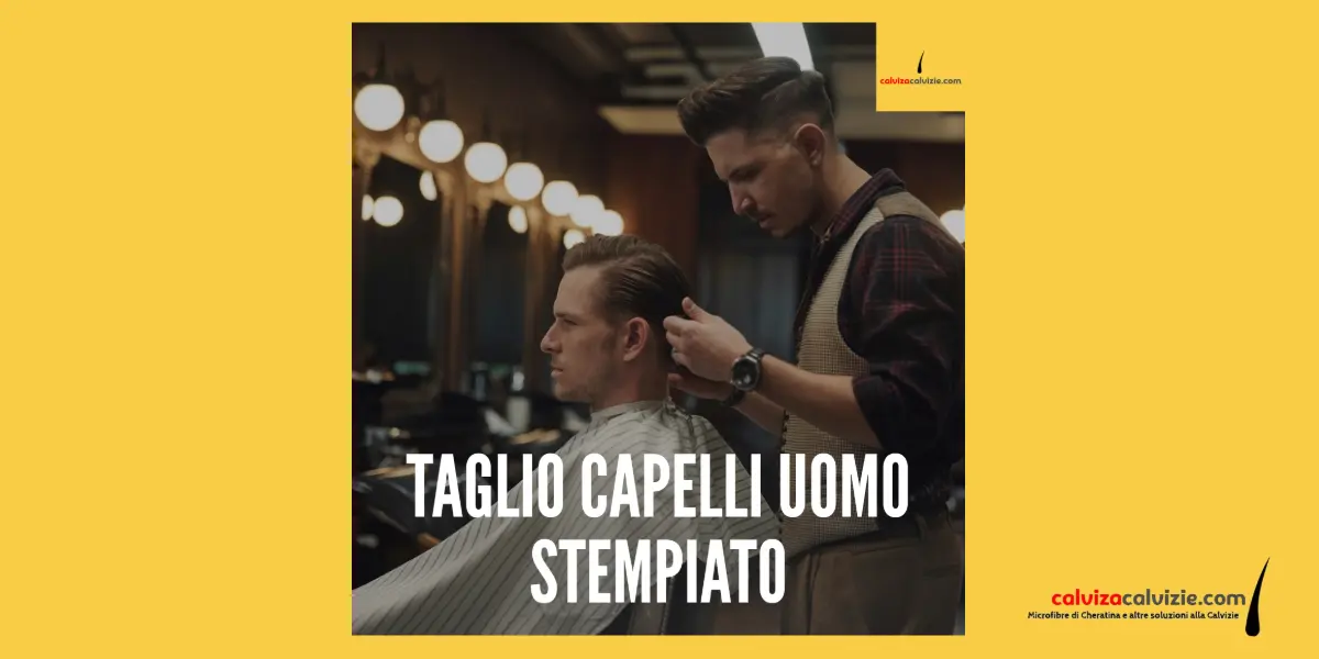 Taglio dei capelli per un uomo stempiato