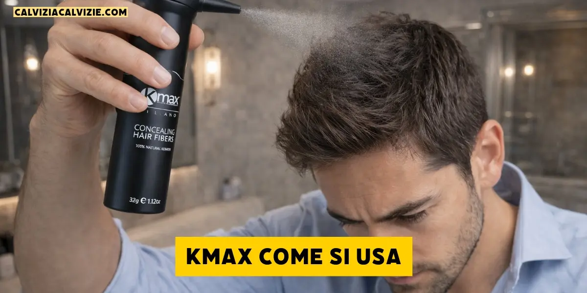 Kmax come si usa. Guida passo a passo all’applicazione delle fibre di cheratina