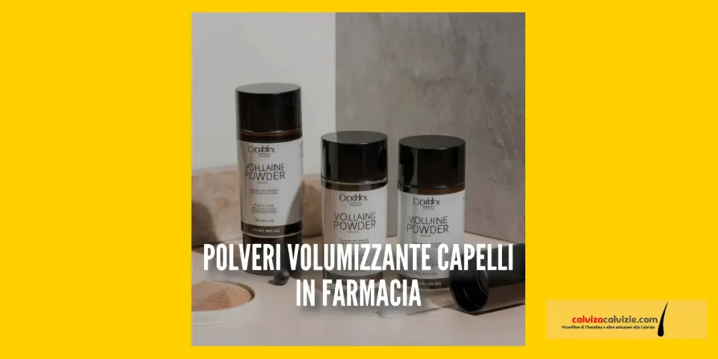 Polvere Texturizzante per capelli in farmacia