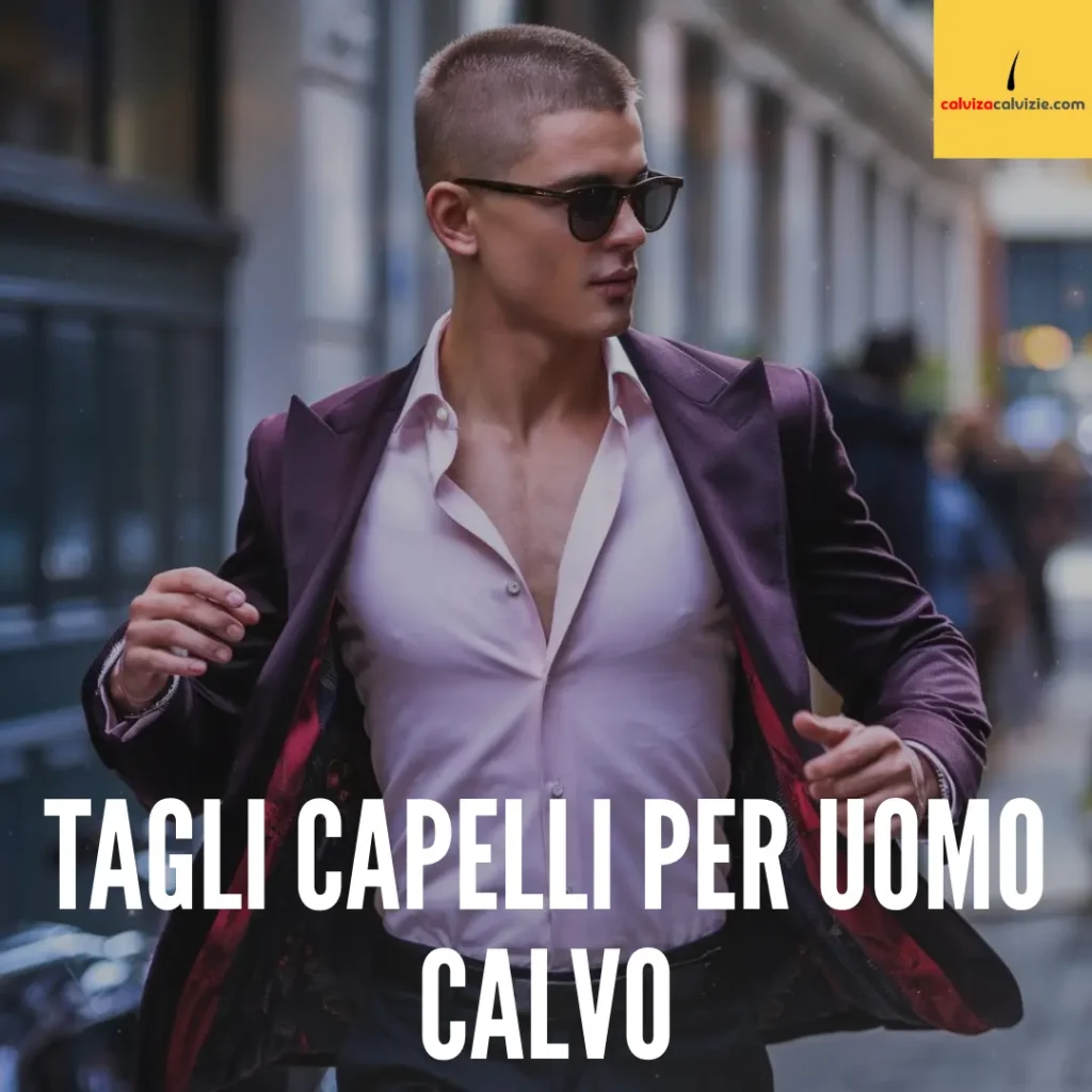 taglio capelli uomo calvo