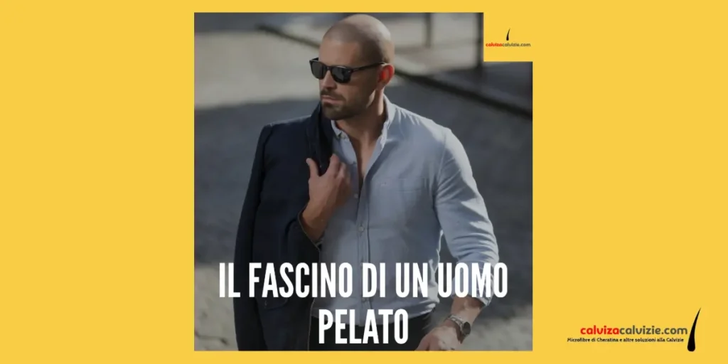 uomo pelato bello