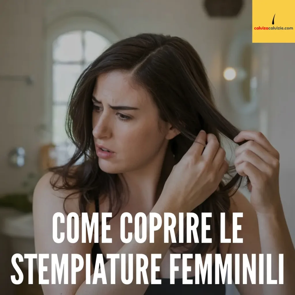 tagli per coprire le stempiature delle donne