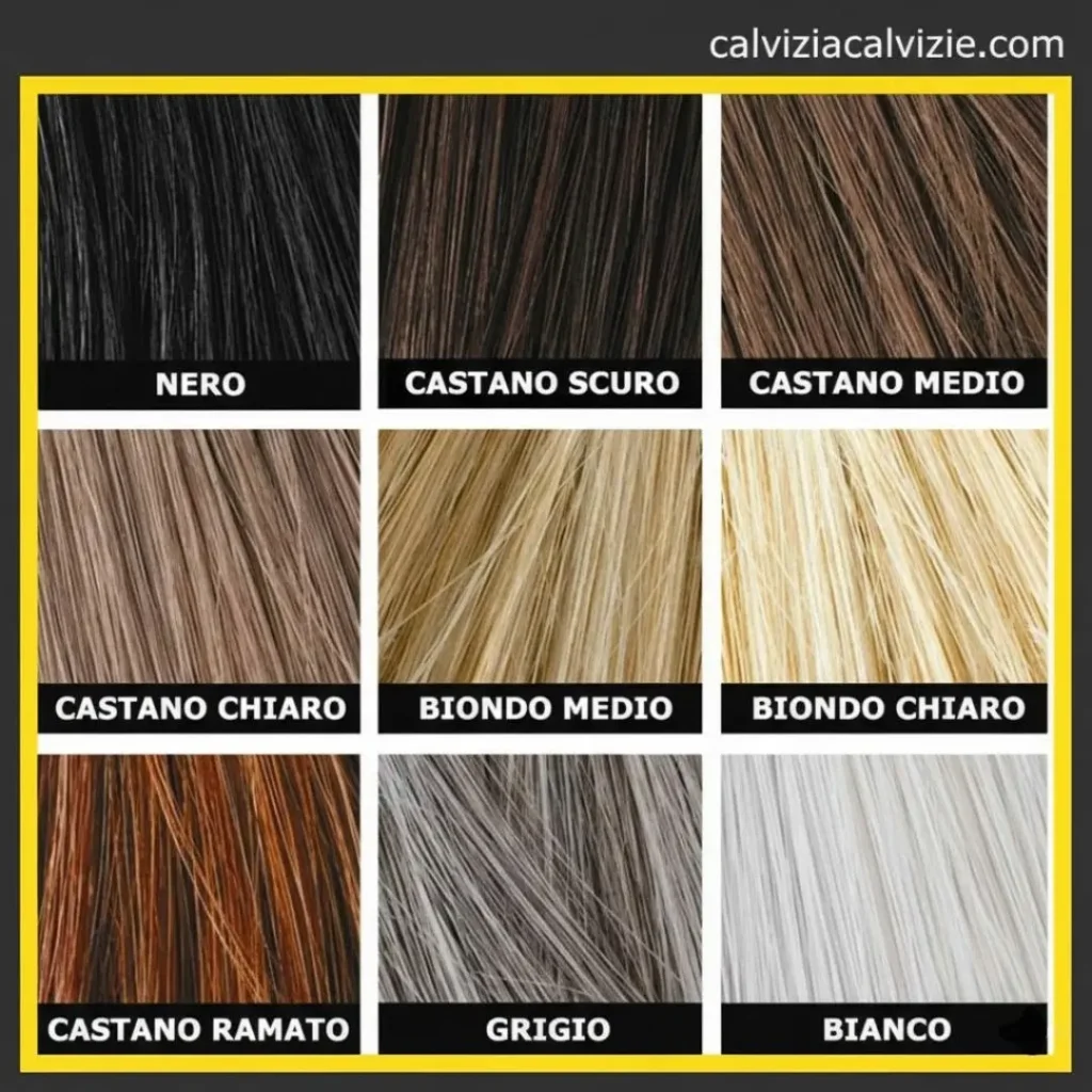 Quale colore di Toppik scegliere