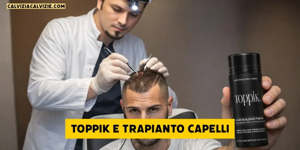 Toppik post trapianto capelli