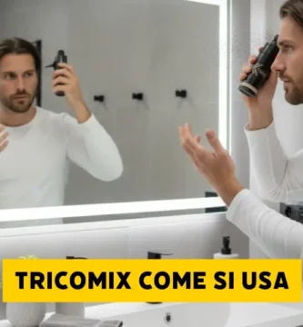 Come applicare tricomix fibre di cheratina