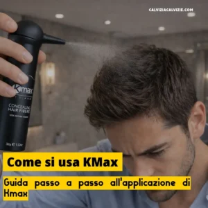 Come applicare le fibre di cheratina Kmax