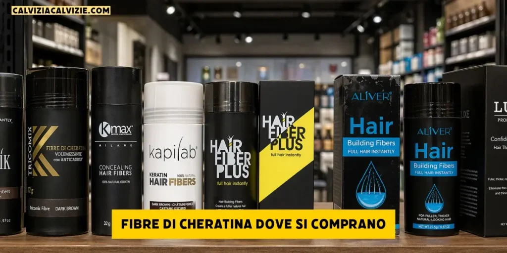 dove acquistare le fibre di cheratina